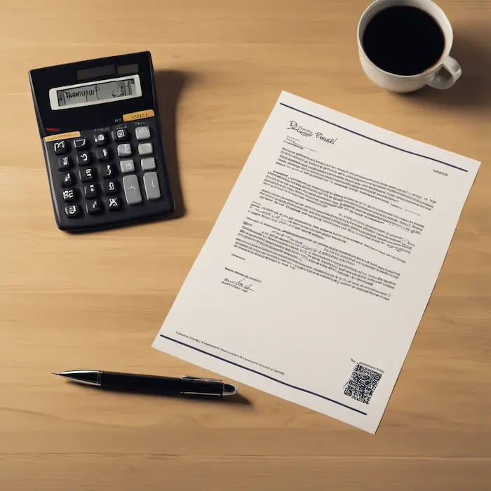 خطاب مطالبة بحقوق مالية